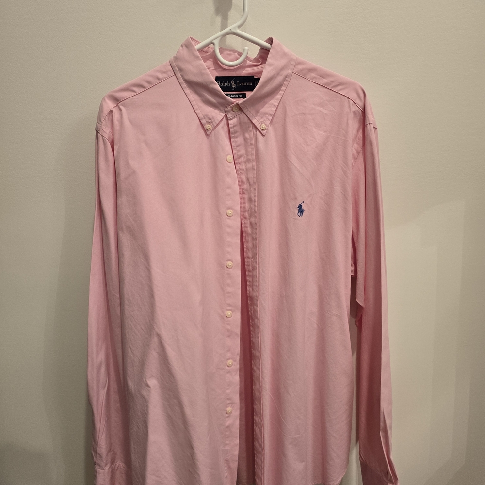 Ralph Lauren Pink Men's Shirt